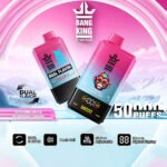 Bang King 50000 Puffs – Jednokratna e-cigareta s dvostrukim okusom i pametnim zaslonom - Slika 4