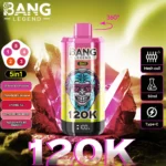 Bang Legend 120K Puffs – 5-u-1 Vape s 120.000 Puffova i Višestrukim Okusima - Slika 6