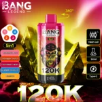 Bang Legend 120K Puffs – 5-u-1 Vape s 120.000 Puffova i Višestrukim Okusima - Slika 2