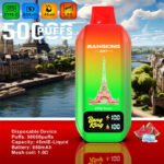 Bang King City 50000 Puffs – Dugotrajni jednokratni vape s podesivim protokom zraka i digitalnim zaslonom - Slika 3