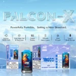 JNR Falcon X 18000 Puffs – Jednokratni vape s 24 ml e-tekućine i 18,000 povlačenja - Slika 9