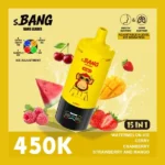 Bang Leader 450K Puffs – 15-u-1 punjiva jednokratna vape s podesivim ledom i pametnim zaslonom - Slika 8