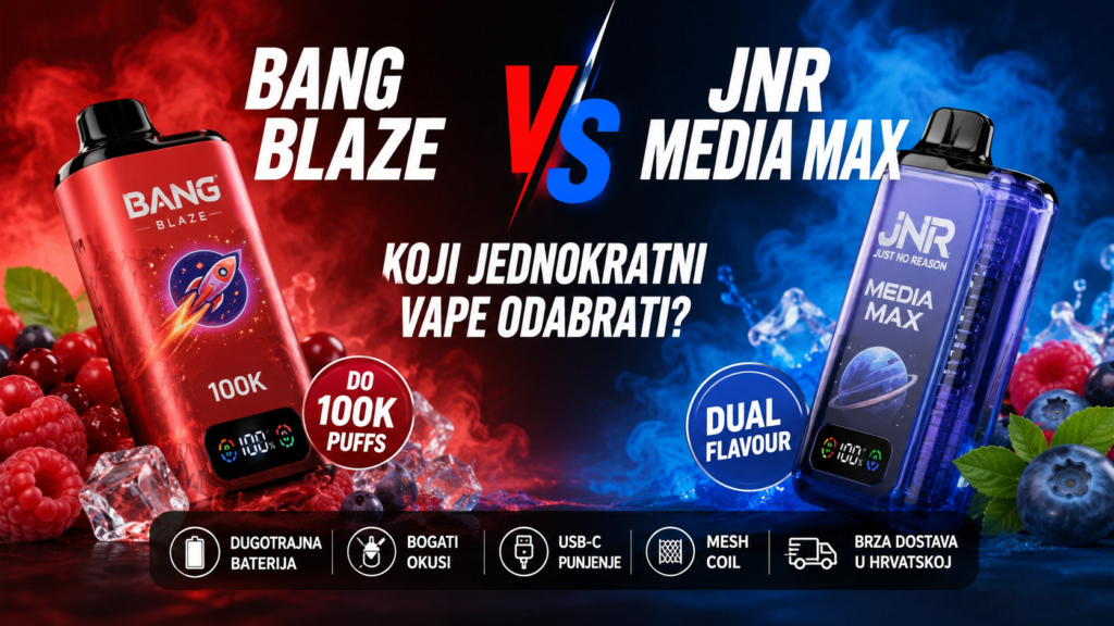 Bang Blaze vs JNR Media Max usporedba