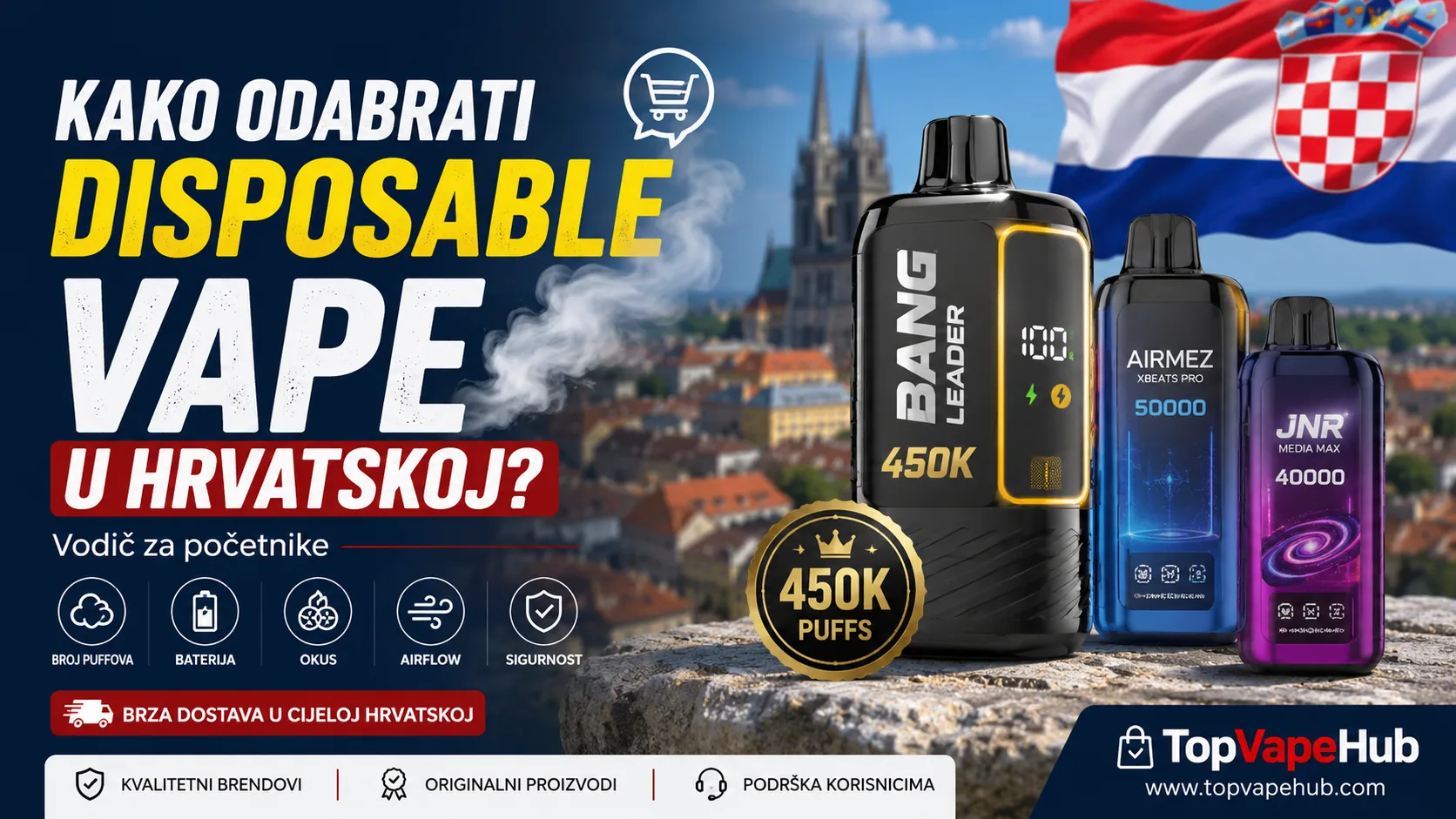 Kako odabrati disposable vape u Hrvatskoj? Vodič za početnike 1 Kako odabrati disposable vape u Hrvatskoj Vodič za početnike