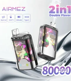 Airmez Fox 2in1 80K Puffs – Jednokratna punjiva e-cigareta s dvostrukim okusima i do 80.000 uvlačenja-11