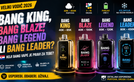 Bang King, Bang Blaze, Bang Legend ili Bang Leader? Veliki Vodič kroz Bang Vape Seriju u Hrvatskoj 2026