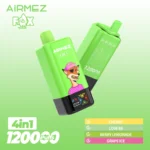 Airmez Fox 4 u 1 120000 Puffs – Četiri Odvojena Okusa s 120K Udisaja i Ekranom - Slika 10