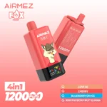 Airmez Fox 4 u 1 120000 Puffs – Četiri Odvojena Okusa s 120K Udisaja i Ekranom - Slika 8