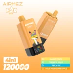 Airmez Fox 4 u 1 120000 Puffs – Četiri Odvojena Okusa s 120K Udisaja i Ekranom - Slika 7