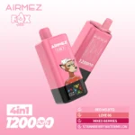 Airmez Fox 4 u 1 120000 Puffs – Četiri Odvojena Okusa s 120K Udisaja i Ekranom - Slika 4