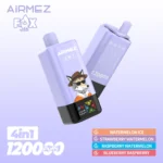 Airmez Fox 4 u 1 120000 Puffs – Četiri Odvojena Okusa s 120K Udisaja i Ekranom - Slika 2