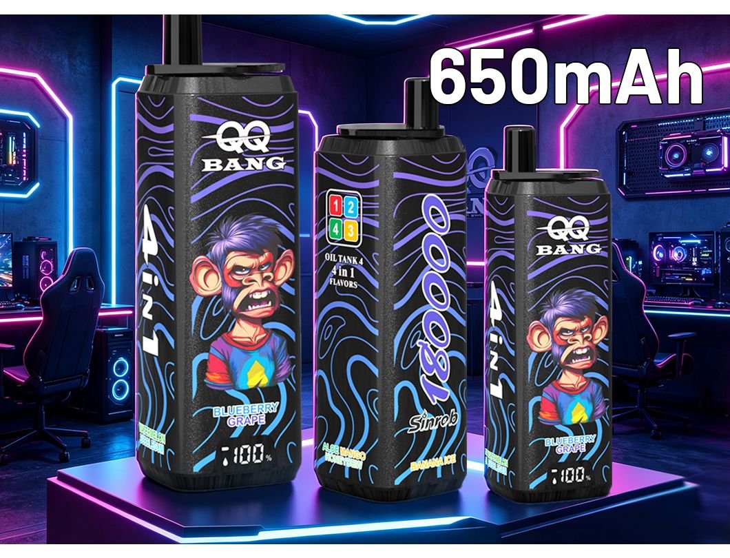QQ Bang 180000 Puffs – 4 u 1 Vape s Četiri Okusa i Do 180K Udisaja 1 QQ Bang 180K 4 u 1 okusi