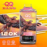 QQ Bang 120000 Puffs – LED Ekran s Prikazom Baterije i Ulja + Kristalno Tijelo - Slika 6