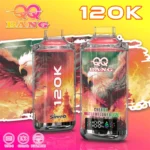 QQ Bang 120000 Puffs – LED Ekran s Prikazom Baterije i Ulja + Kristalno Tijelo - Slika 3